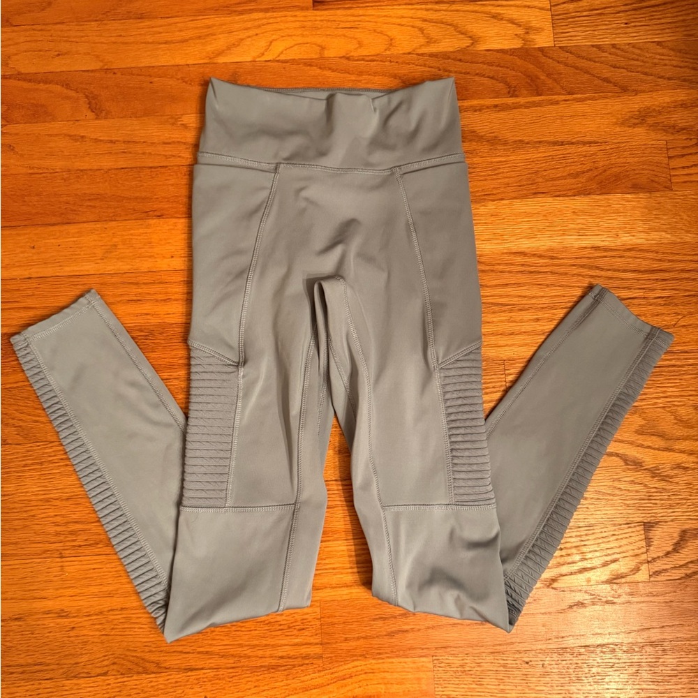 Fabletics Gray Moto Leggings